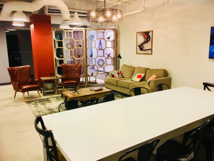 FL Patel Law reception area